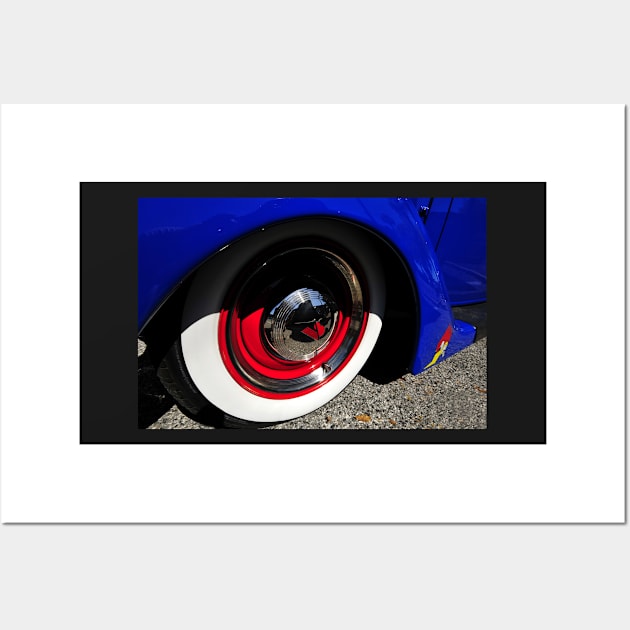 Classic car wheel Wall Art by dltphoto